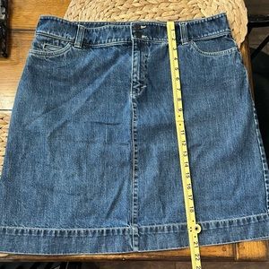 Eddie Bauer denim skirt.